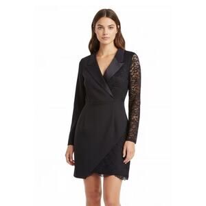 Venus Dress Sz 10 Witchy Goth Whimsygoth Lace Fitted Grunge Mini Open Back Black